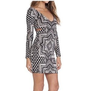 Mara Hoffman Geometric Star Cut Out Dress
